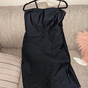 Strapless Merona jean dress